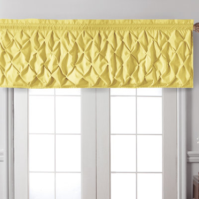 Modern Window Valance with Rod Pocket