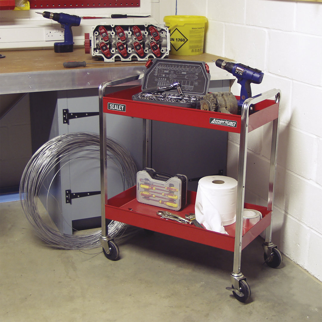90cm H x 77.5cm W Utility Cart with Wheels