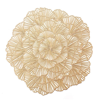 Vinyl Abstract Round Placemat