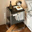 Solid Wood Top End Table