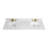 Frosinone 73'' Composite Double Bathroom Vanity Top with Sink-60496126
