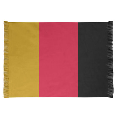 Tapis rouge à rayures de hockey national