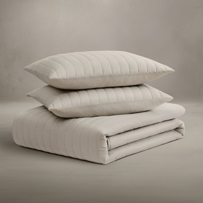 Standard Cotton-European Linen Quilt Set
