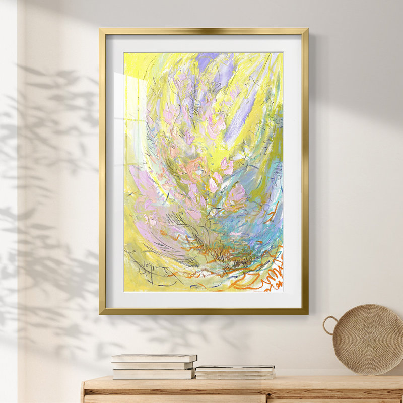 Approche de l'équinoxe - impression encadrée, Doré, H 28,5 po x l 20,5 po