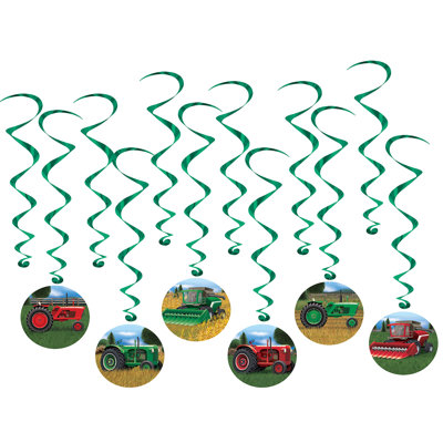 Tractor Whirls - 15 "- 28½ po - paquet de 6