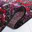 Tapis abstrait noir / mauve-1613465301