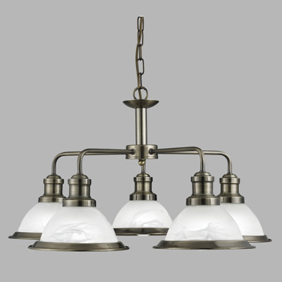 Beverley 5 - Light Shaded Chandelier