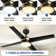 Ebern Designs 52" 4-Blade Ceiling Fan With Light Kit And Remote Control
