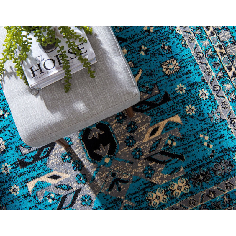 Adonnis Southwestern Indoor Rug, Rectangle 9'10" x 13'
