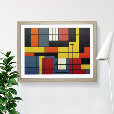 Abstract Cubism Art Vol.5 - Framed Print