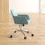 Primeaux Velvet Scandinavian Desk Chair-30562711