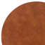 Niwako Faux Leather Soilid Colour Round Placemat