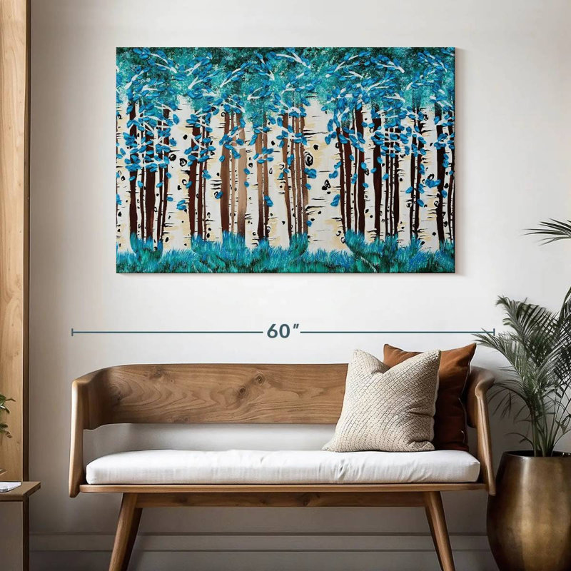 Forêt turquoise d'Alvord, H 32 po x l 48 po