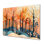 «4 Seasons Forest Trees Dream Fragments IV - Décoration murale en métal forêt, reproduction d'art traditionnelle en métal