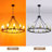 Pravesh 12 - Light Dimmable Wagon Wheel Chandelier-1934186864
