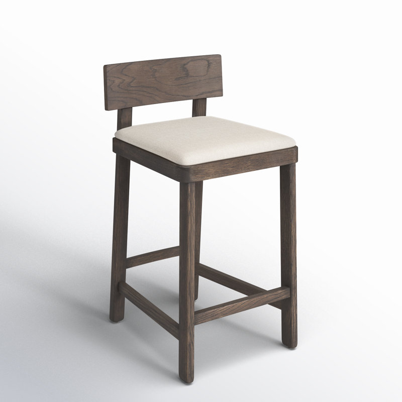 Willadeene Solid Wood Counter Stool