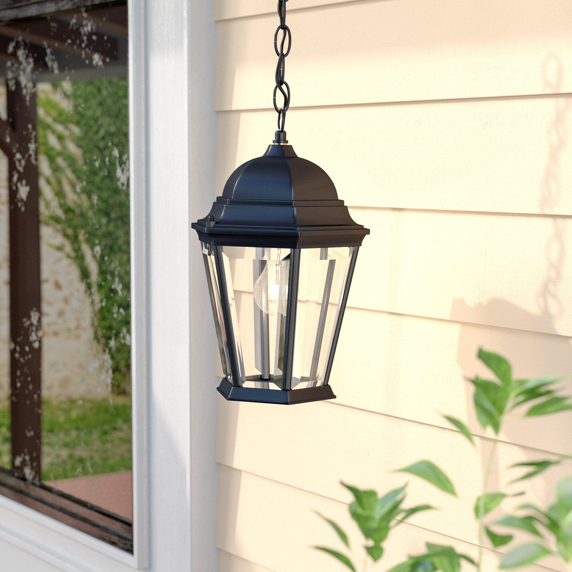 Astoria Grand Howa Outdoor Hanging Lantern & Reviews | Wayfair