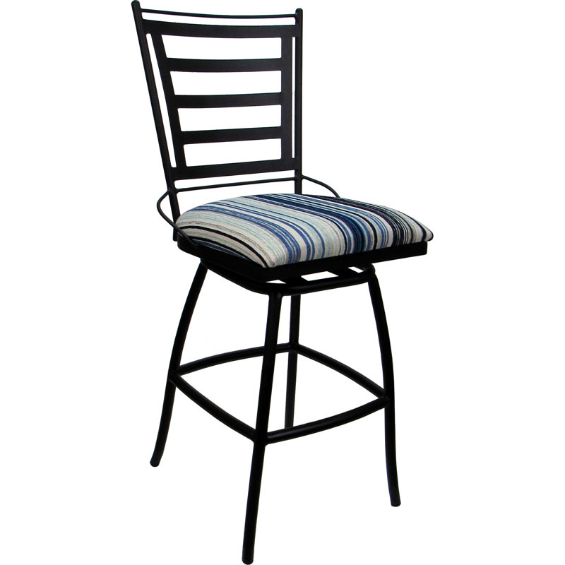 Bois flotté bleu - beige, Bleu, Noir, 26" H