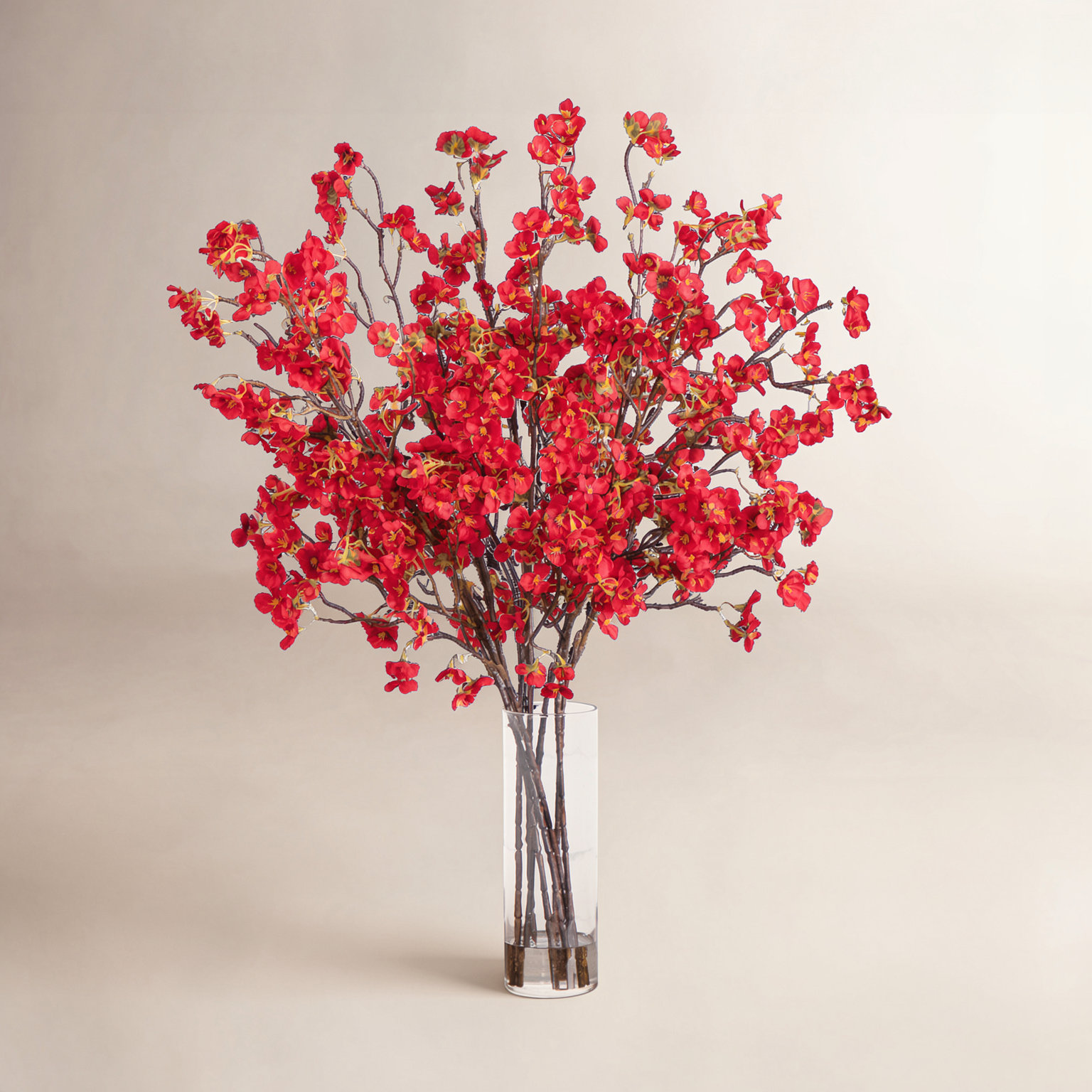 Cherry Blossom Floral Arrangement, Red