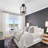 8.75" 3-Light Dimmable Flush Mount with Glass-941752474