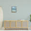Cadre flottant Calming Blue Waves Impression, design par Sally Swatland-1945890505-1945890501