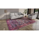 Red Alchemy Transitional Silk Rug - 8'11"" x 11'5""