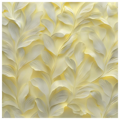 White Leaf Texture Comforter