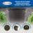 Suncast Sonora 22" Wicker Decorative Garden Flower Planter, Dark Brown (4 Pack)