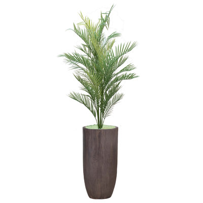 Palmier fluorescent haut de 48 po (lueur dans le noir) avec pot de fleurs Panama