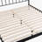 Intercon Modern Metal Panel Bed, Black, Full Size-119461838