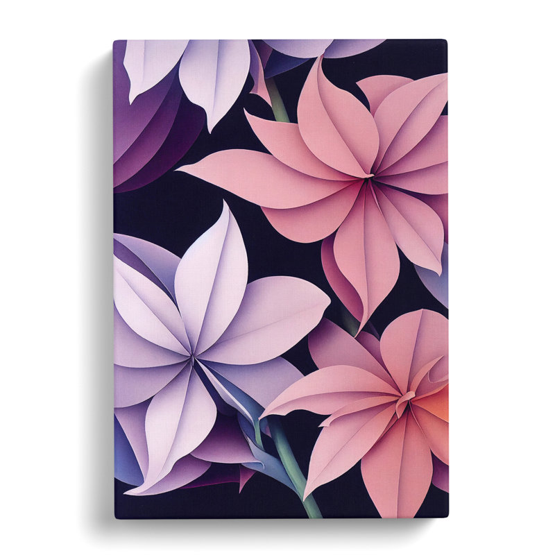 XC1022-4186X Stimulating Flowers - Wrapped Canvas Print, 76cm H x 50cm W x 3cm D