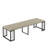 23.62"- 118"Modern Extendable Dining Table,Seats 2-10 People-636540223