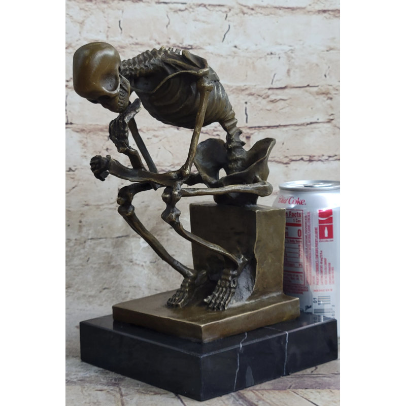Grande figurine de garde squelette Jatoi