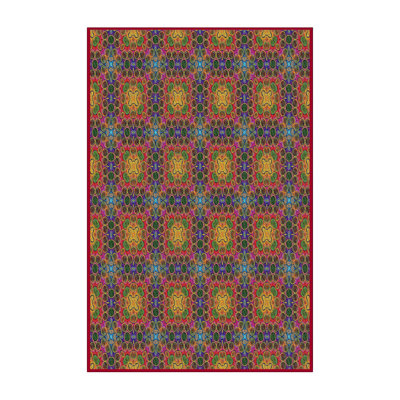 Jaune Tapis décoratif