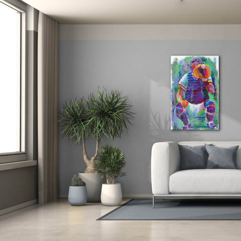 " Catcher " by Richard Wallich, 40" H x 26" W x 1.5" D