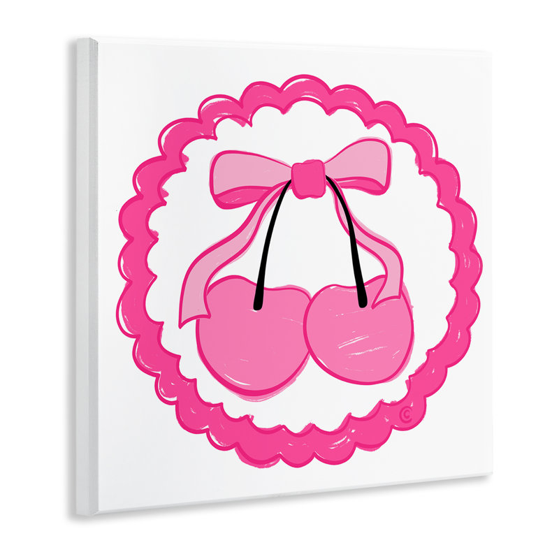 «Pink Cherries & Bow» par Carrie Cantwell