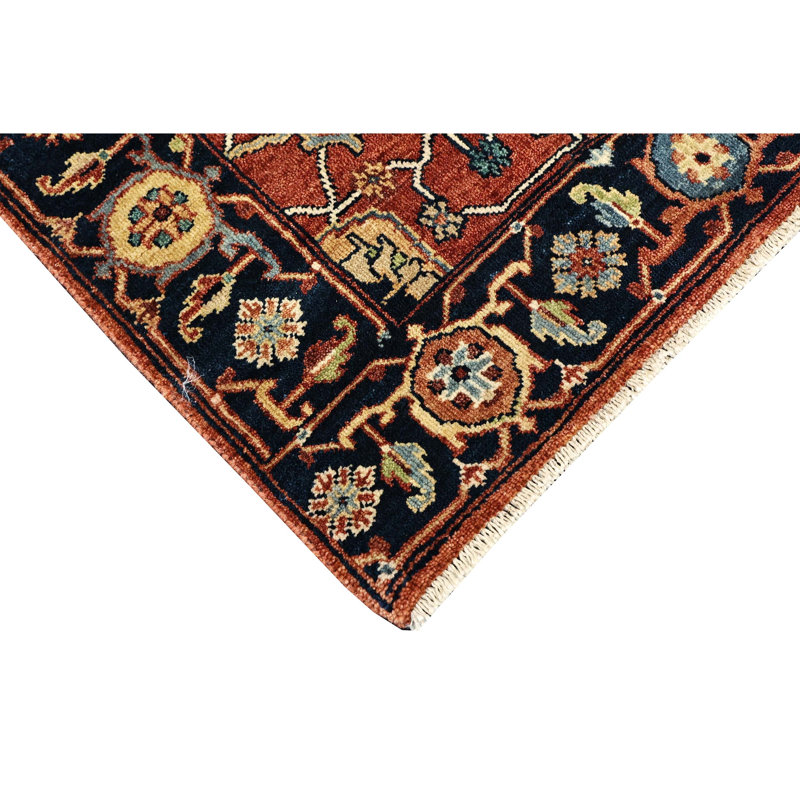 Handmade Wool Oriental Area Rug, Runner 2'6" x 8'