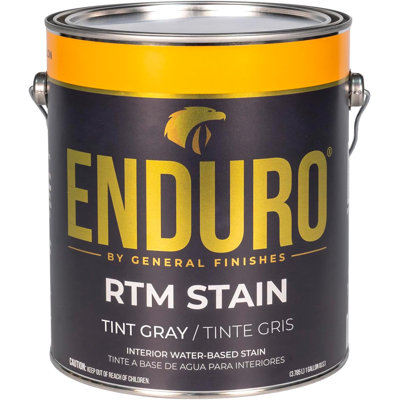 General Finishes Enduro RTM Water Based Tint Gray Wood Stain (1 Gallon)