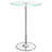 Thea LED Bar Table Chrome And Clear