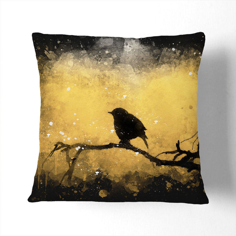 Square Cushion, 40cm H x 40cm W x 15cm D, Black