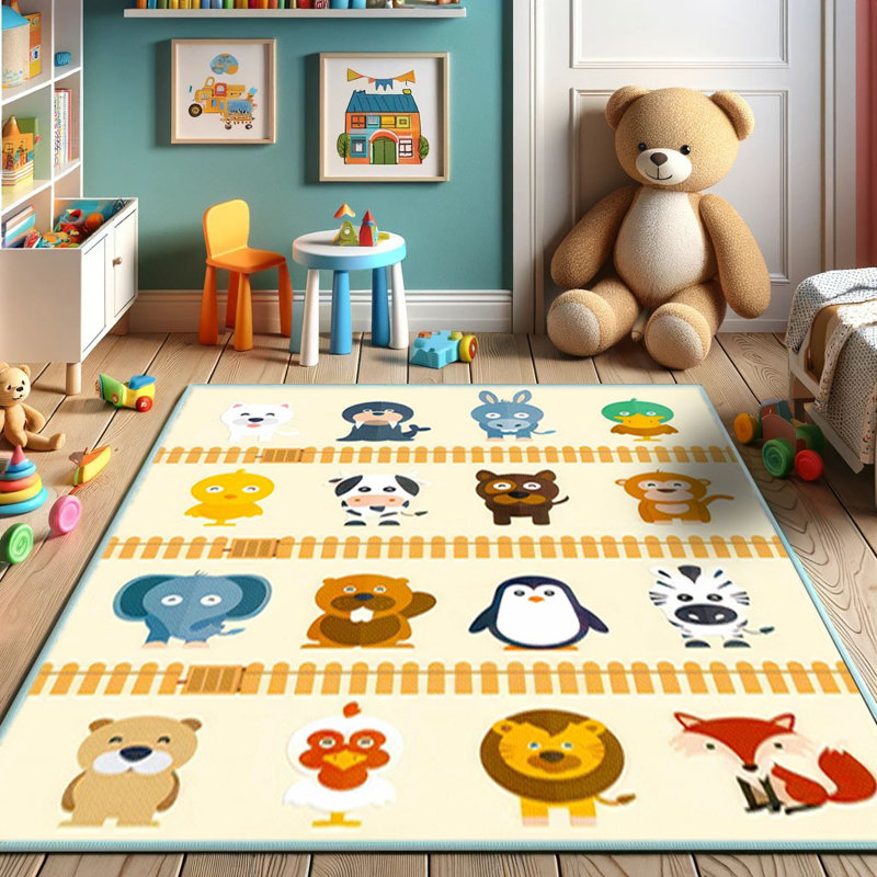 Tapis en coton Christa, Rectangle 5 pi 3 po x 7 pi 10 po