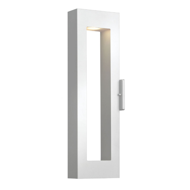 Atlantis 2 Light Outdoor Sconce, Bronze, 16" H x 2.75" W, LED