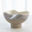 Cream Rises Dented Handmade Ceramic Decorative Bowl