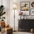 61" Dimmable Traditional Floor Lamp With Remote Control And 12w Bulb Included-297855839