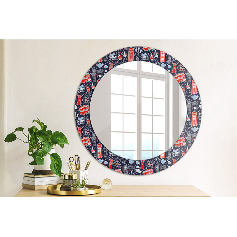 Huldar Glass Flat Wall Mirror