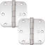 Charnières de porte de 3 1/2 po, coin de rayon de 5/8 po-64641931