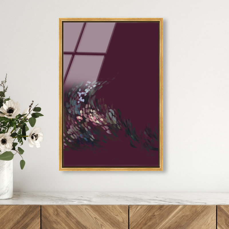 A Spring Wave Print by Oliver Gal, 17"H x 25"W, Gold Floater Frame