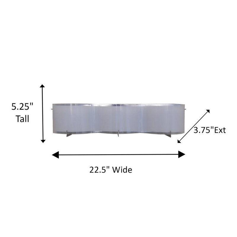 Cutler 3 - Light Dimmable Bath Bar