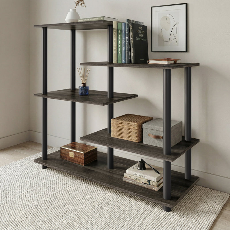 Étagère polyvalente à 5 niveaux Easy Twist, Gris foncé