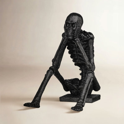 Lichter Glitter Skeleton Holiday Figurine